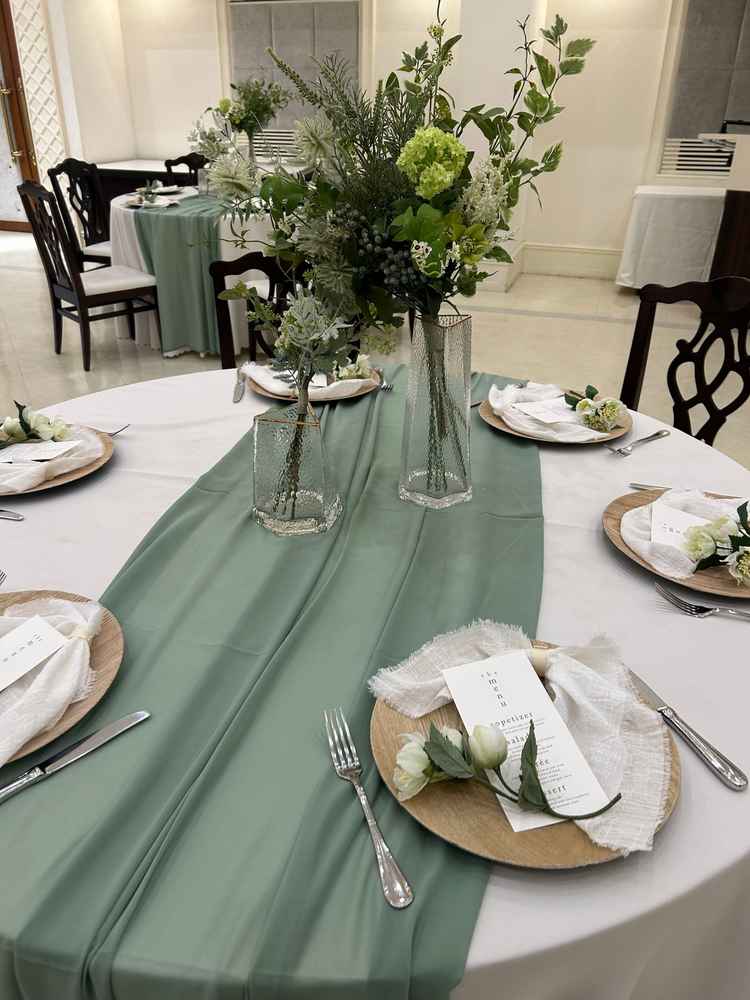 テーブルコーディネートがとても素敵でした