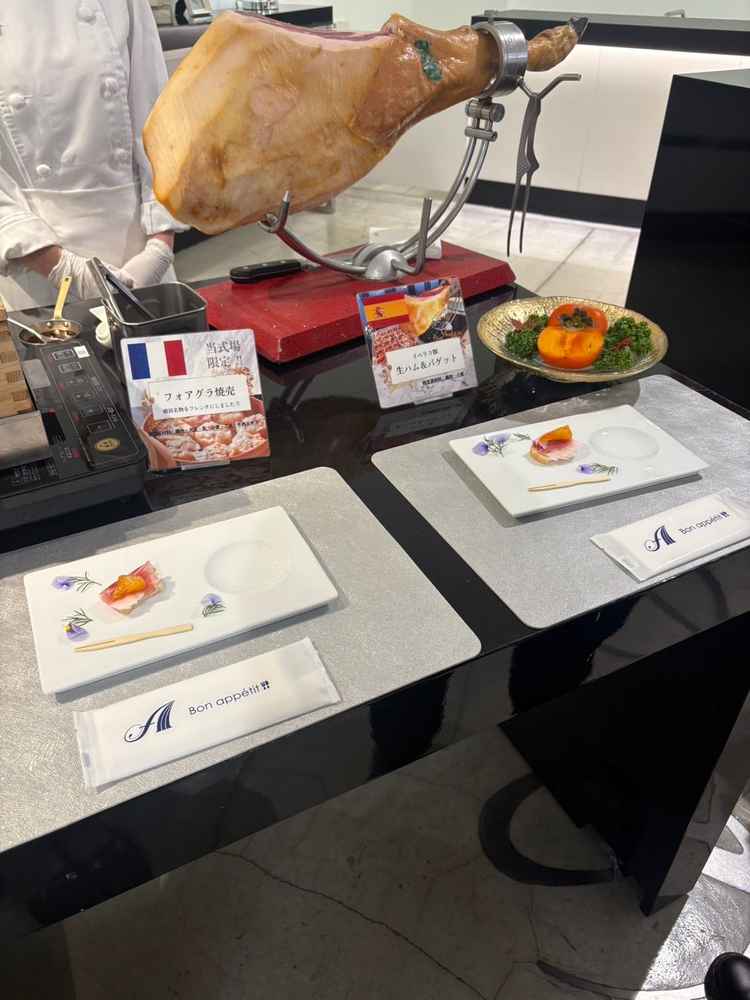 ウェルカムパーティーの軽食