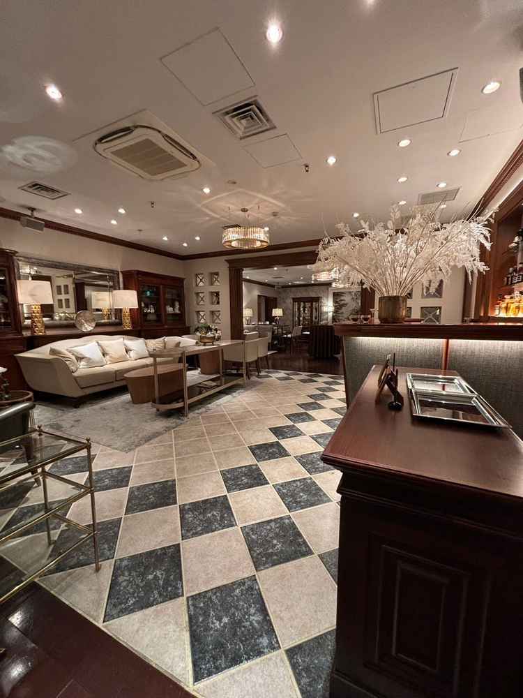 待合室が昔金庫だった箇所を改装されていて、ラグジュアリーで素敵でした！