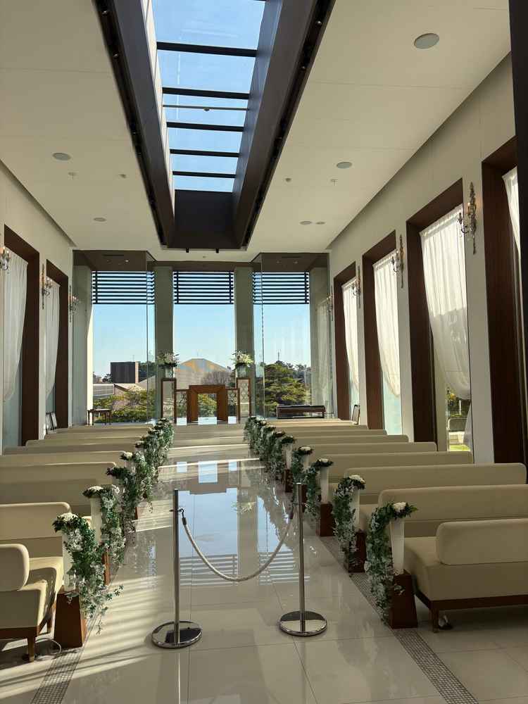 チャペル内も素敵でした。