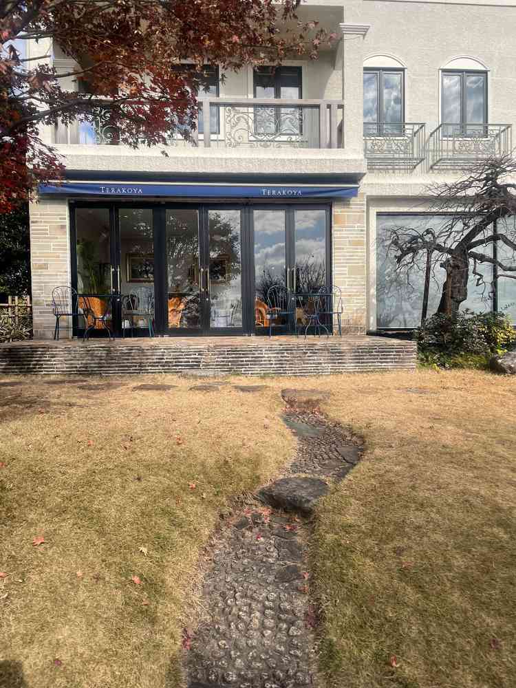 ガーデン挙式をする場所。