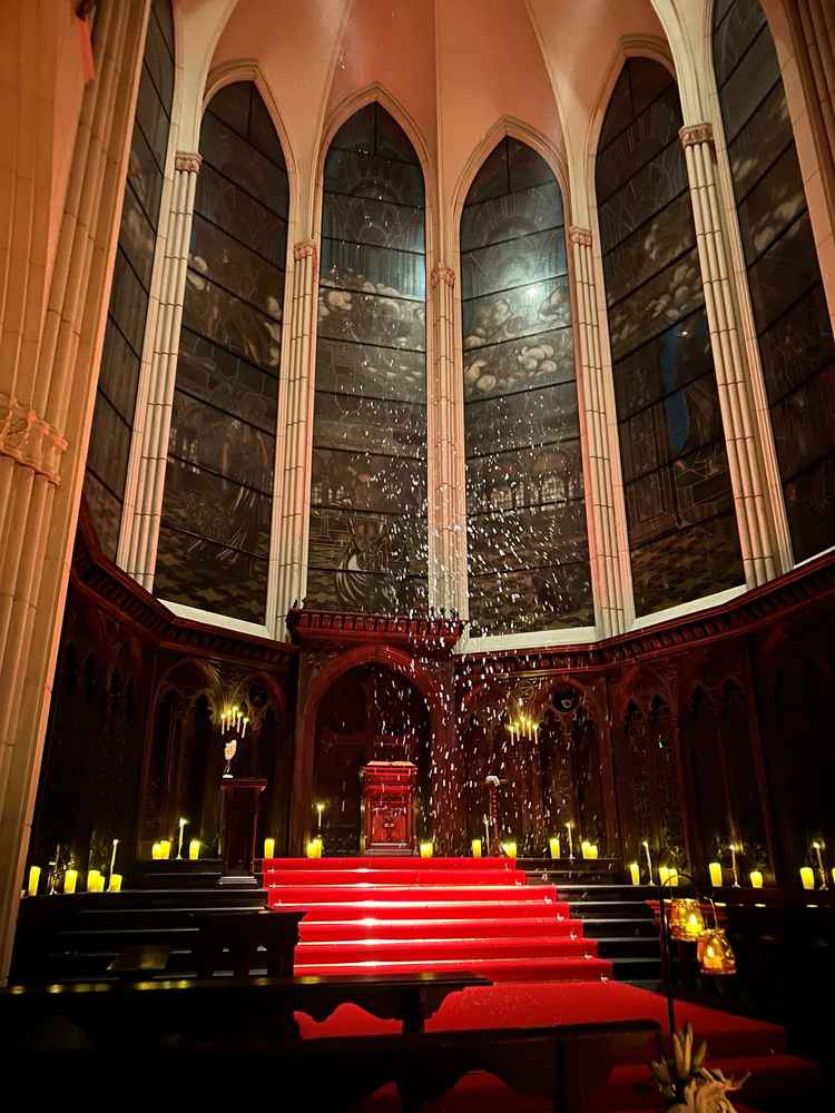 雪が降る演出は初めて見たので感動