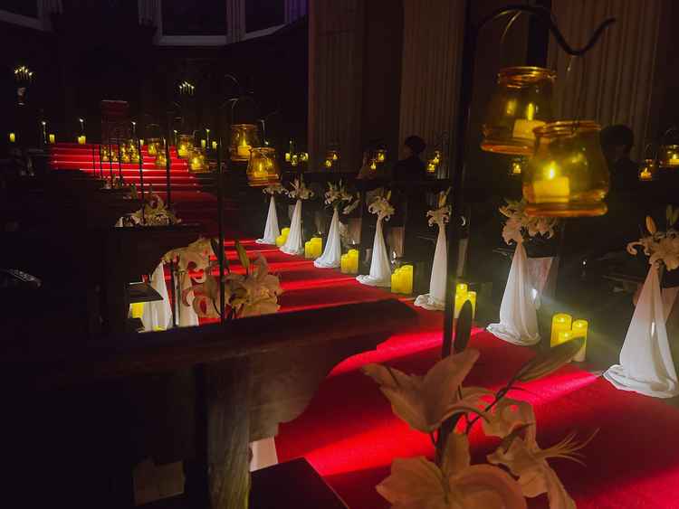 ライトアップも可能だそうです。これも雰囲気が変わります