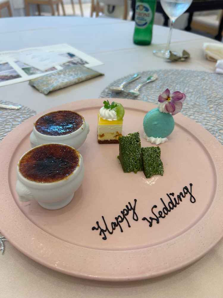 試食のデザートになります。全て美味しかったですが、このクリームブリュレも本当に最高でした。