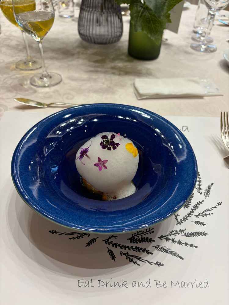 試食② 目で見ても楽しめました。泡でエビが見えず、食べるのが難しかったです。