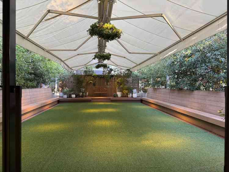 テラスでプチパーティーしたいと思っていたのでこの空間はぴったりでした