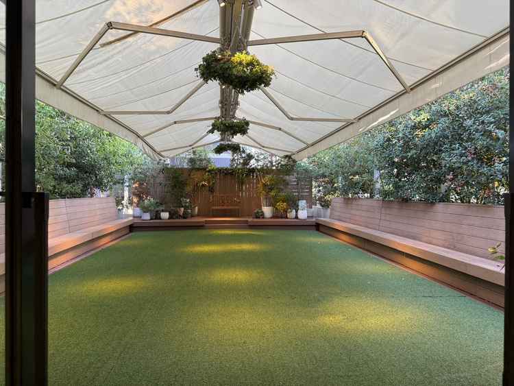 テラスでプチパーティーしたいと思っていたのでこの空間はぴったりでした