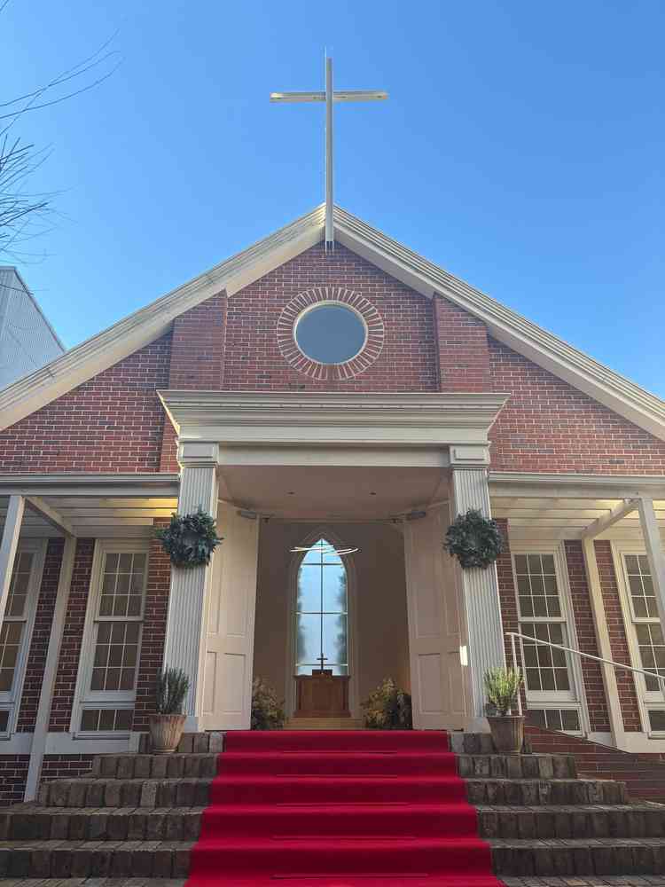 綺麗なチャペルの入り口