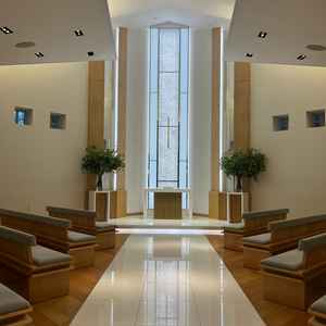 チャペル。写真より広く感じた