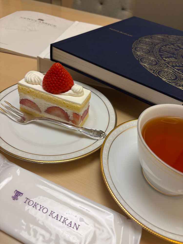 成約手続き直前にいただいたケーキ試食