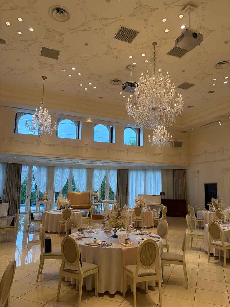 上の披露宴会場