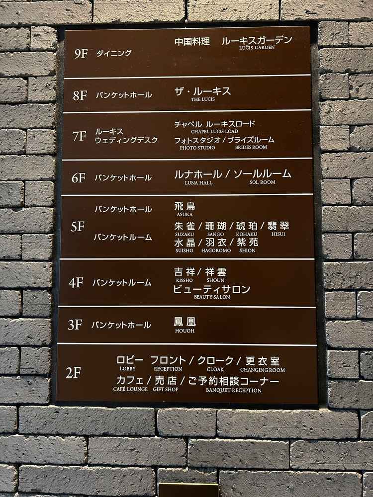 フロアマップです。一棟全てルーキスの会場になっていました。