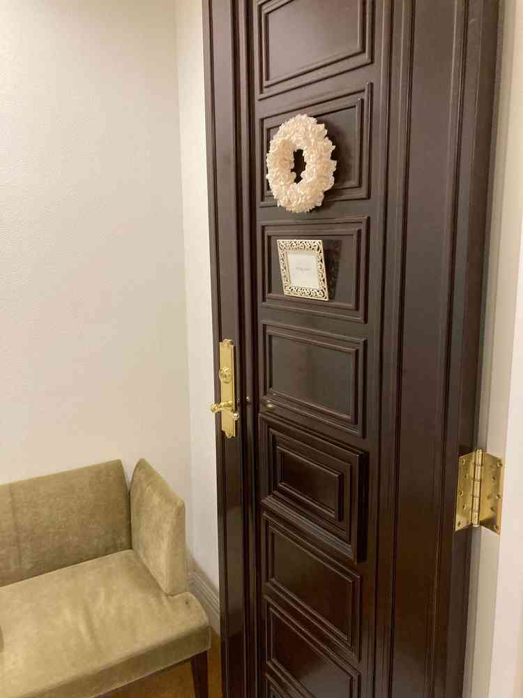 鍵付きのフィッテングルームでした。