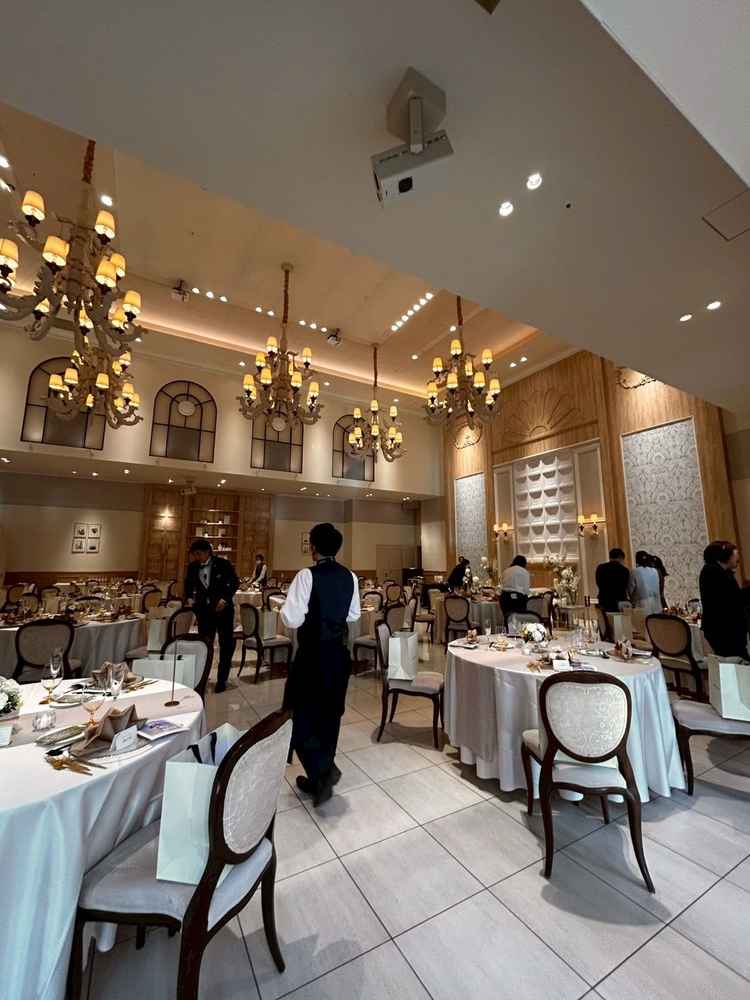 スタッフの丁寧な準備