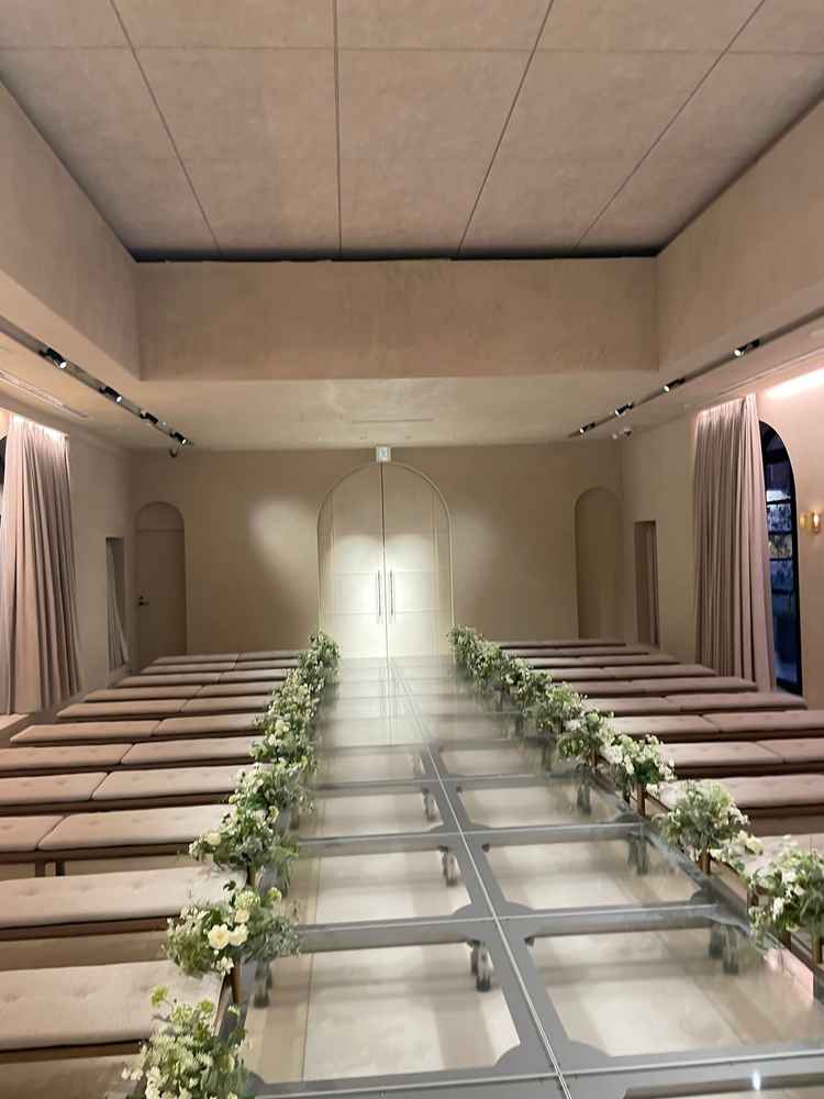 チャペルでの写真。