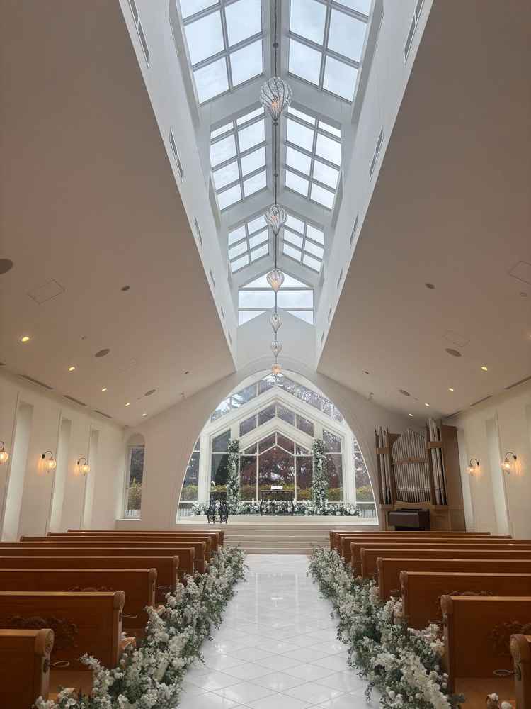 開放感のある素敵なチャペルでした