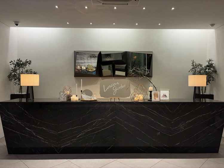 シックでおしゃれな受付