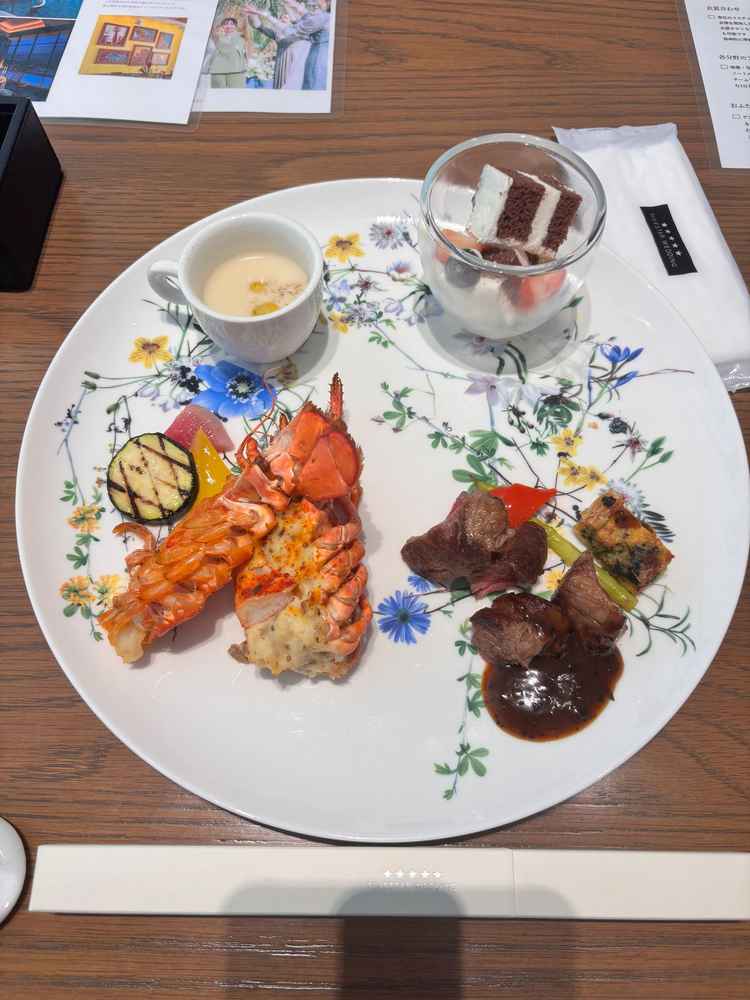 コース料理は種類がたくさんあって嬉しい