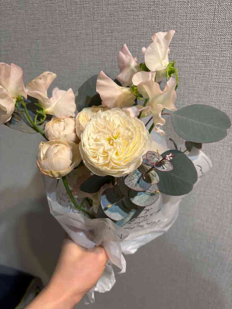 サプライズのブーケ