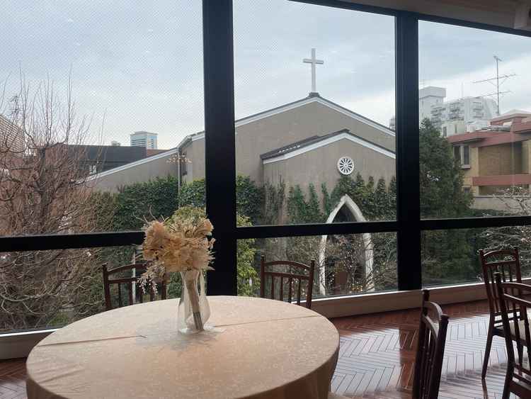 披露宴会場からの景色