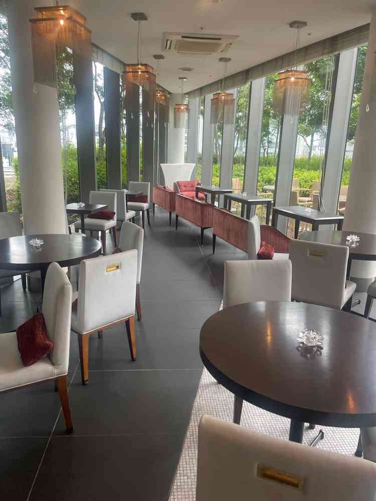 清潔感のある待合室でした。