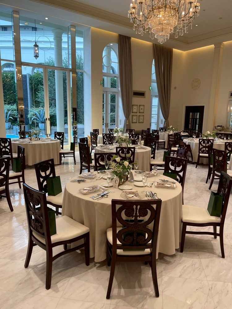 披露宴会場も明るく良かったです