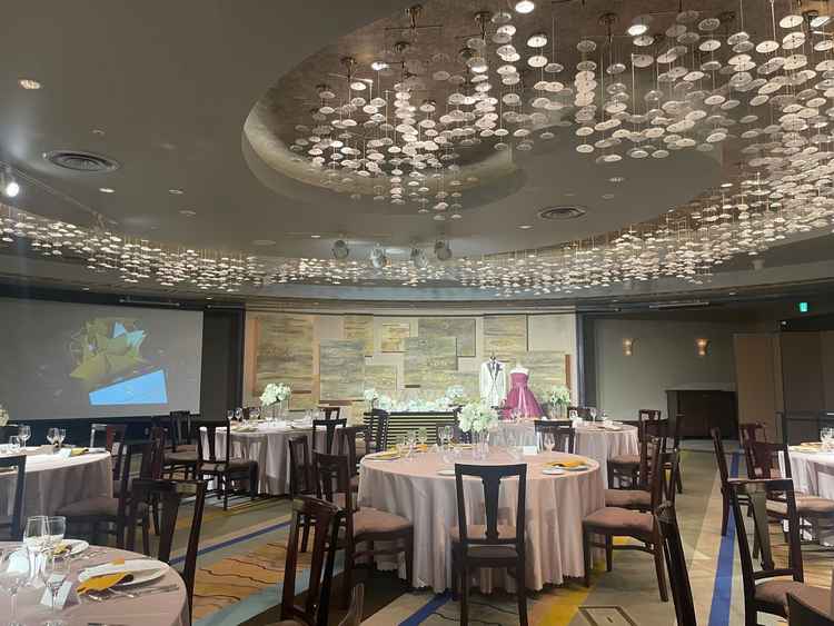 披露宴会場(試食会場)