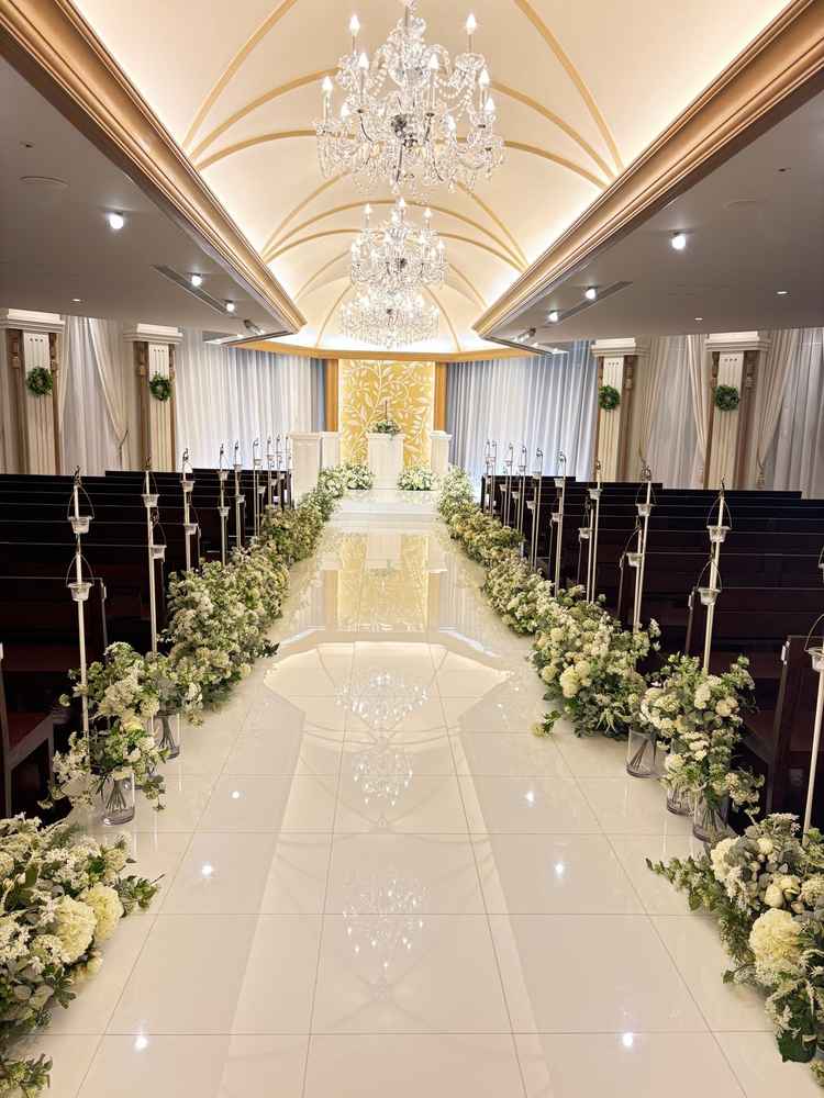 チャペルが綺麗だった。生演奏もある。