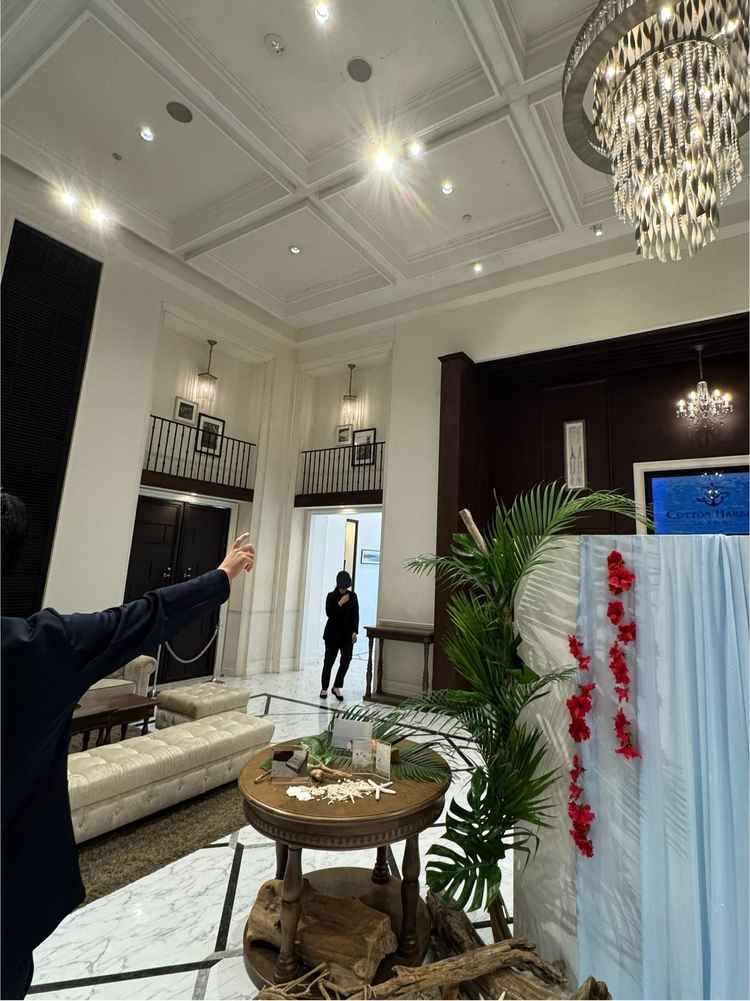 入り口をくぐりすぐのエントランス写真。自分たちのオリジナリティを作り出しやすい雰囲気でした。