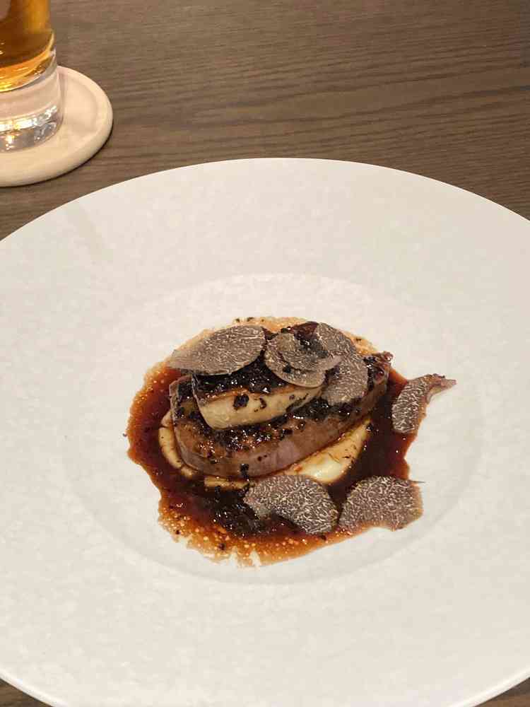 メイン料理の試食。上品で美味しかった