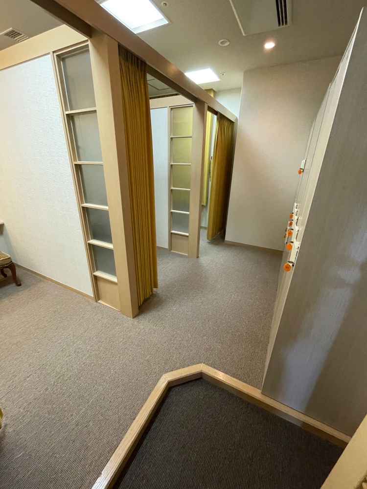 親族用の更衣室。