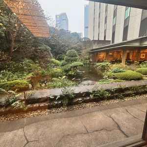 雲海という和食の披露宴会場からの庭園風景。フォトロケーションとしても素敵です！庭園にも出れます