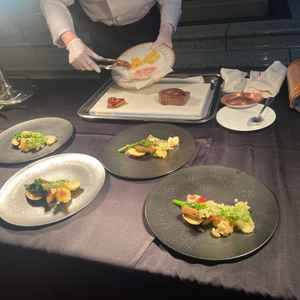 フランベ後の演出