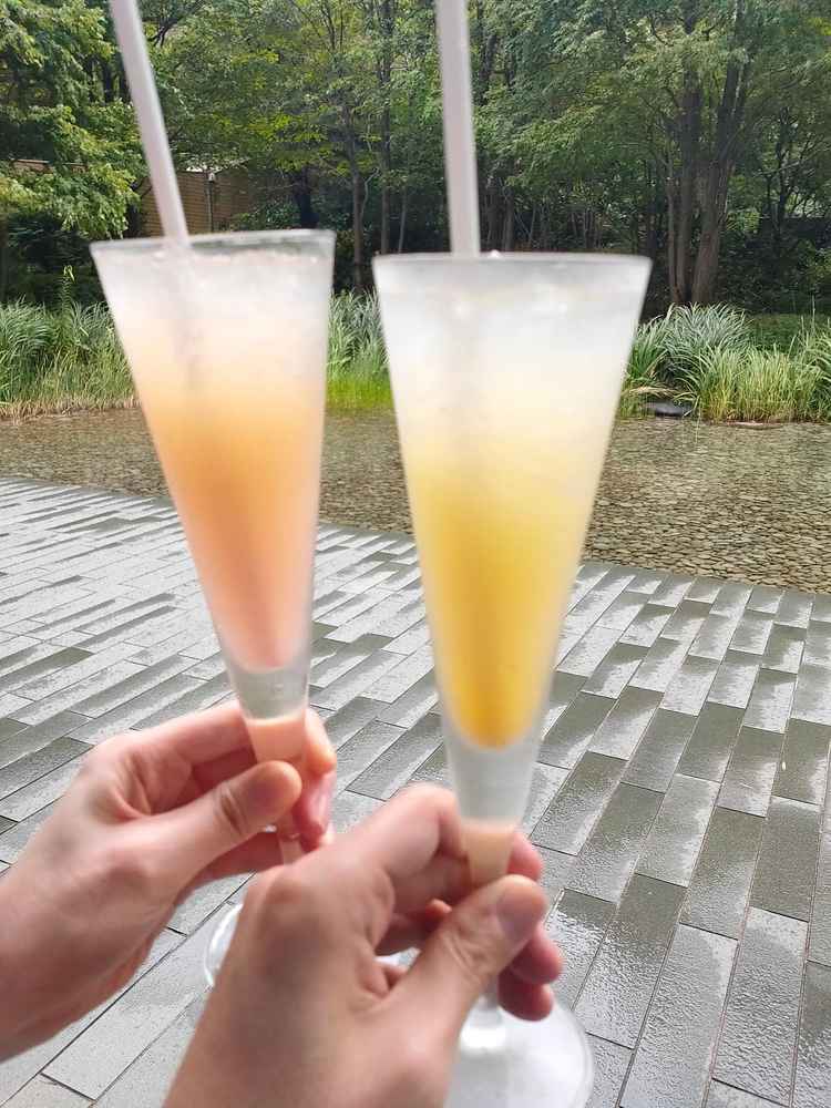 ウェルカムドリンクの写真です。