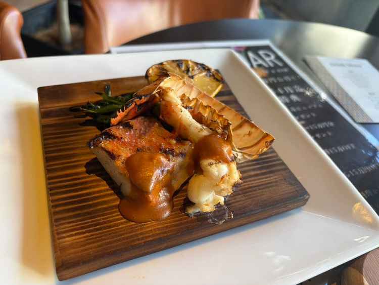 試食でいただいた魚料理