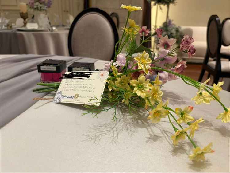 フラワーコーディネートの方ともお話しができて、お花もこだわって決めれると感じました。