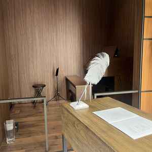 チャペルでは、演奏してくださる方々はゲストからは見えないようになっているという工夫。