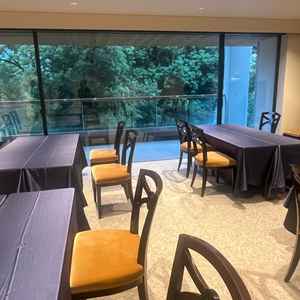 親族控室も開放的で素敵でした。