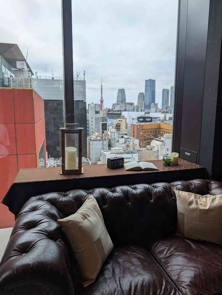 立地もよく、景観も良かったです。窓からは東京タワーが見えたりしました。