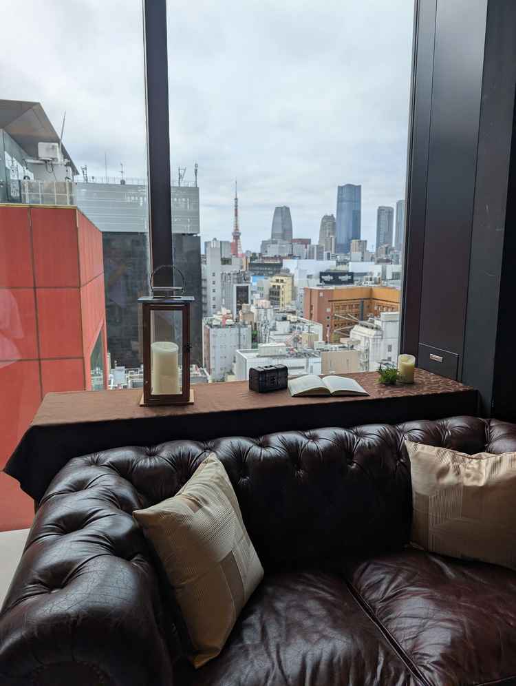立地もよく、景観も良かったです。窓からは東京タワーが見えたりしました。