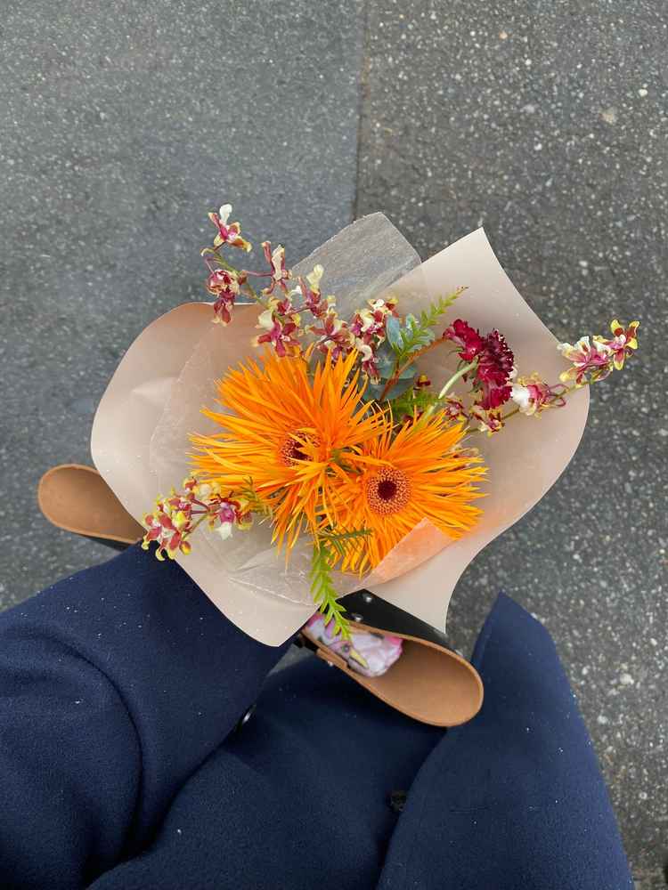 いただいたお花