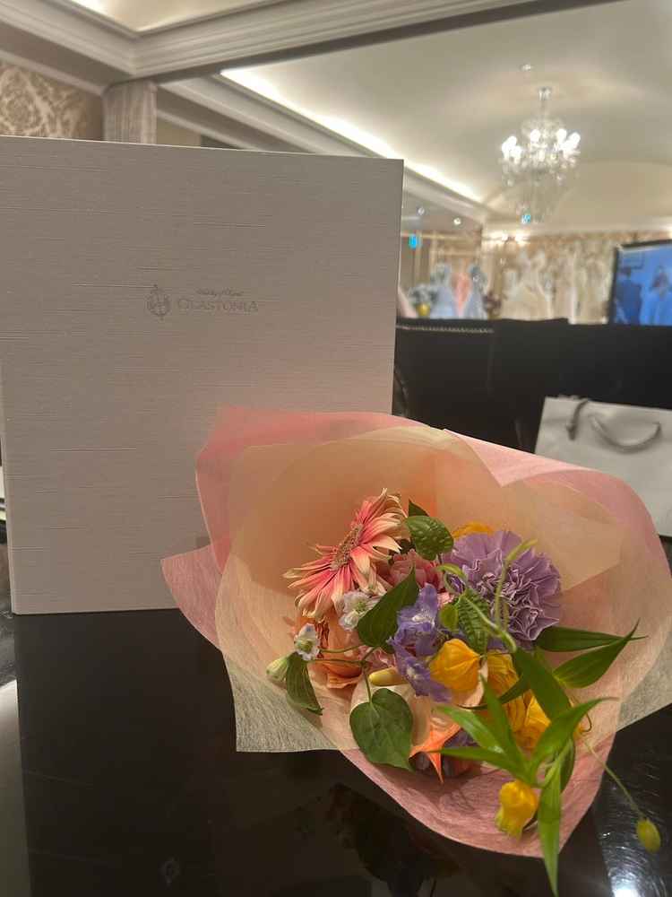 フラワーデザイナー様からのプレゼント