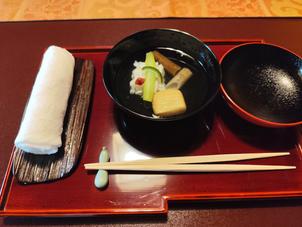 椀物を試食させていただきました。