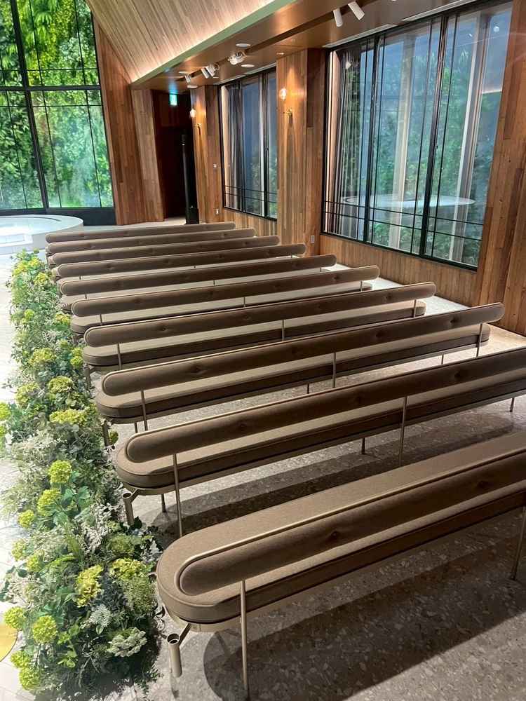 挙式会場　ゲスト席