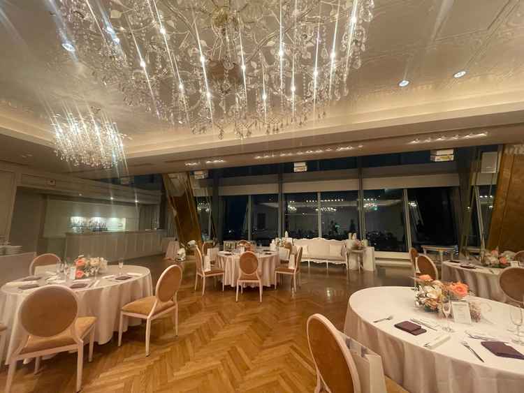 とても広々していた披露宴会場