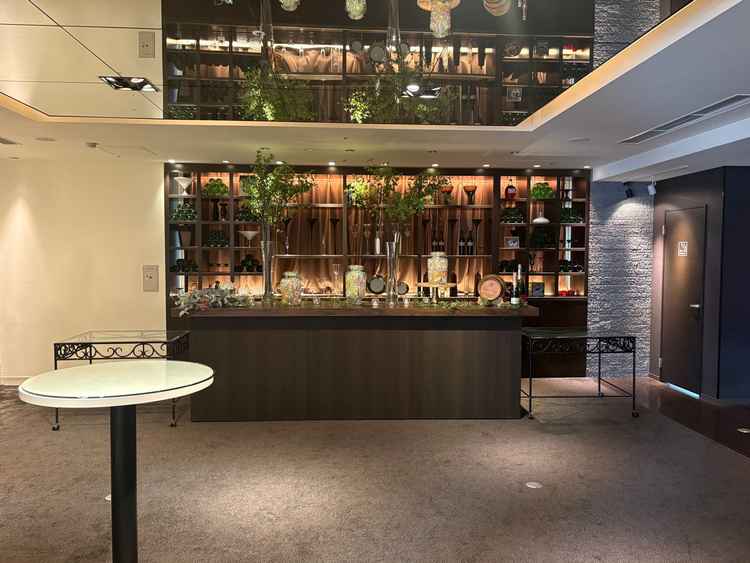 披露宴会場のバーカウンターがおしゃれ！