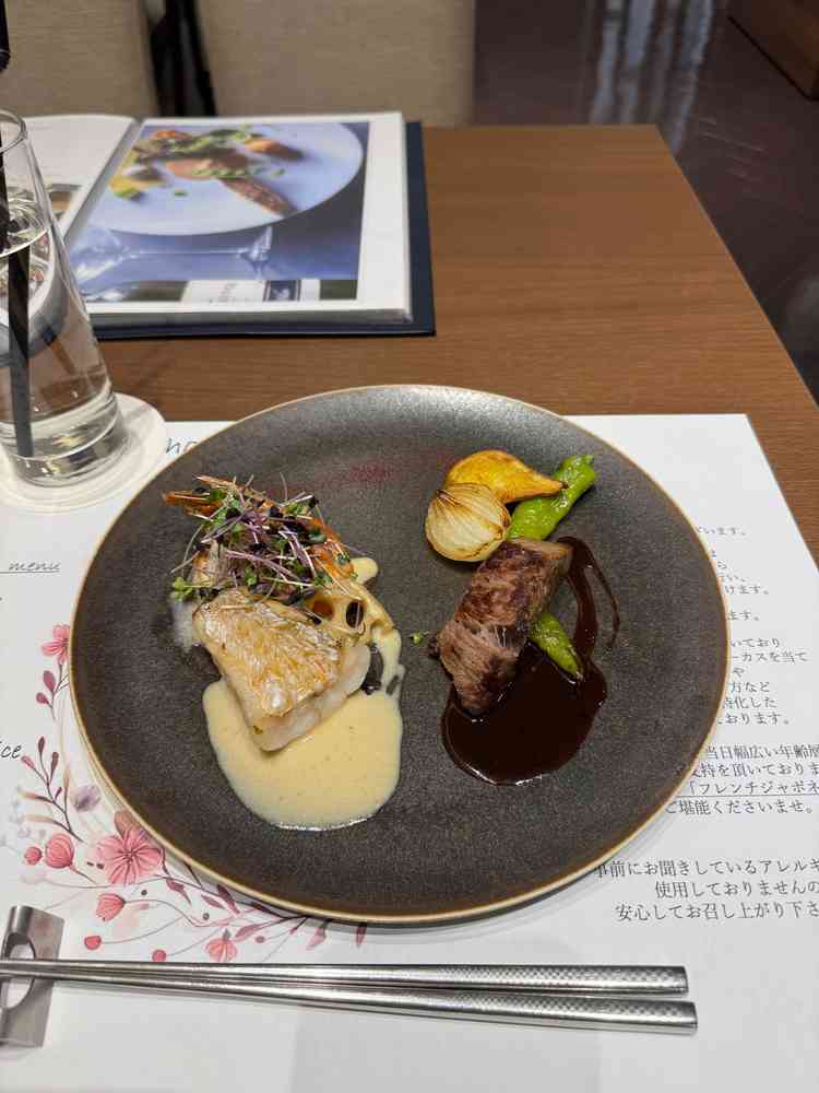 メイン料理の試食