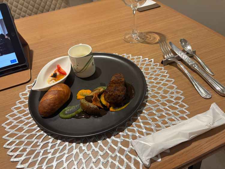 試食のお料理の写真です。すべて美味しかったです。お肉が柔らかくてとても美味しかったです。