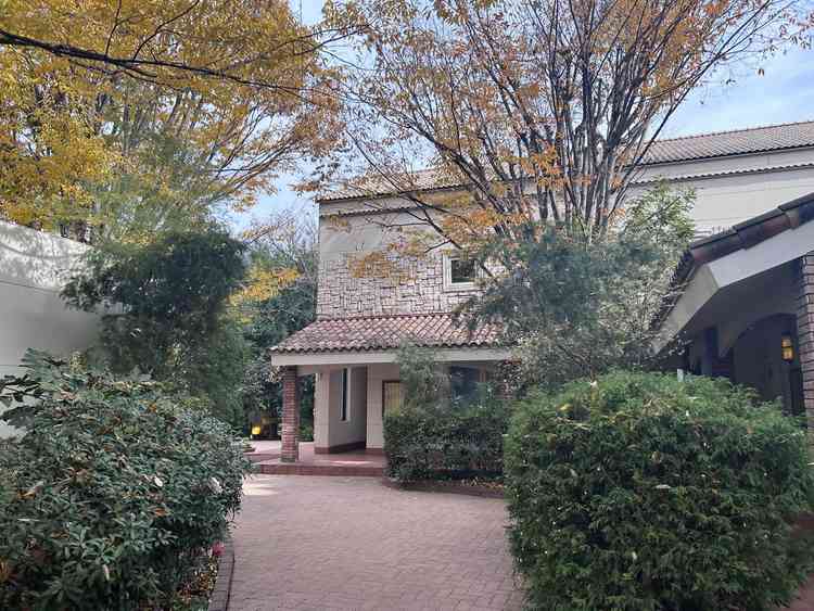 秋だったので、紅葉がきれいなガーデン