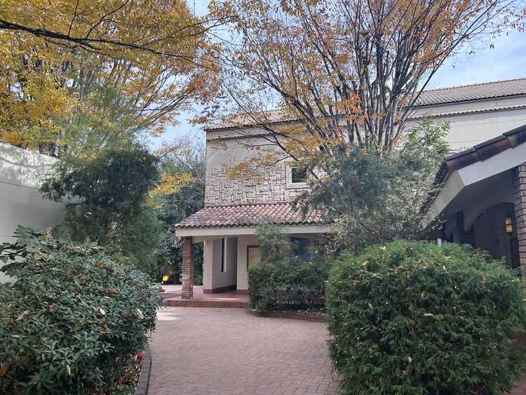 秋だったので、紅葉がきれいなガーデン